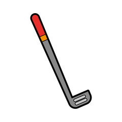 grey golf club cartoon vector graphic design