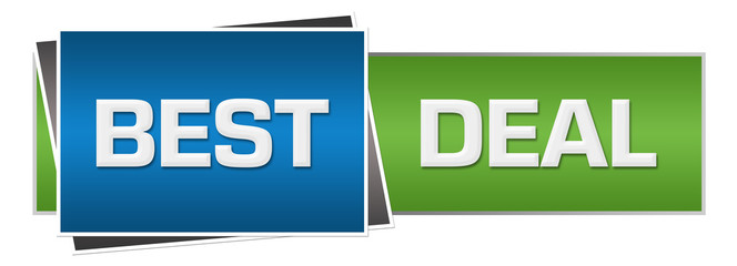 Best Deal Green Blue Horizontal 