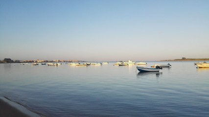 Barcos en Sanlucar de Barrameda