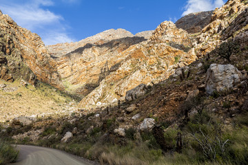 Stony desert of Klein Karoo in South Africa