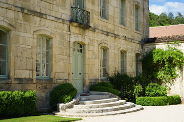 Fototapeta na wymiar F, Burgund, Zisterzienserabtei Fontenay