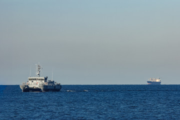 Small military ship