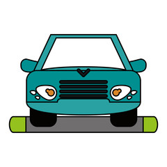 car flat illustration vector design graphic icon