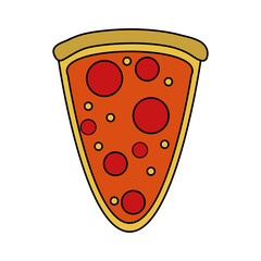 pizza flat illustration icon vector design graphic