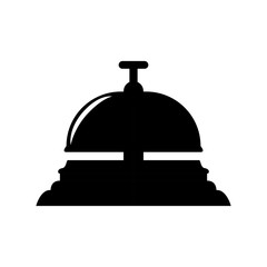 Hotel ring bell icon vector illustration graphic design