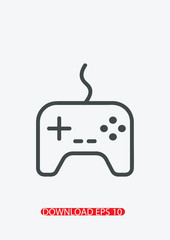 Console controller icon, Vector