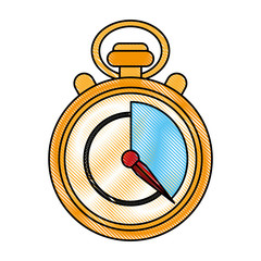 chronometer flat illustration icon vector design graphic scribble