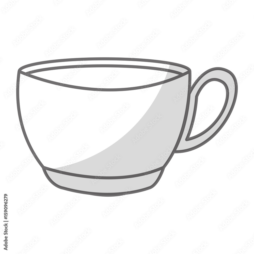 Canvas Prints shadow coffee cup cartoon vector graphic design