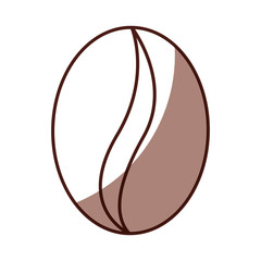 shadow coffee bean cartoon vector graphic design