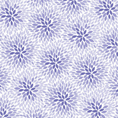 Purple Abstract Flowers -  background pattern - vector eps10
