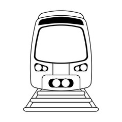 train silhouette illustration icon vector design graphic