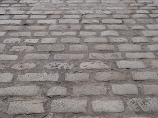 paved cobble road background texture