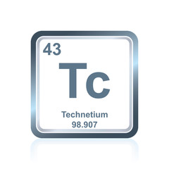 Chemical element technetium from the Periodic Table
