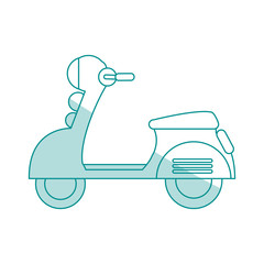 motorcycle shadow illustration icon vector design graphic