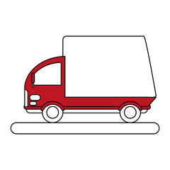 truck flat illustration icon vector design graphic