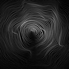 Moire Abstract Texture Vector. Moire Waves. Vector Warped Lines Background. Moire Effect.
