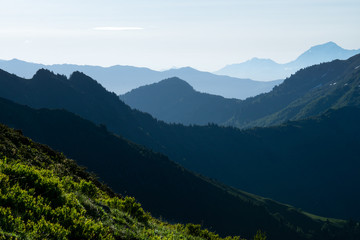 Layers of colors - Mountains silhouettes