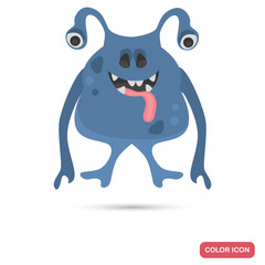 Alien color flt icon for web and mobile design