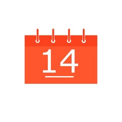 Calendar flat icon.