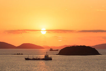 瀬戸内の夕景 -通仙園展望台-