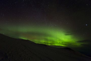 Polarlicht über Nordschweden