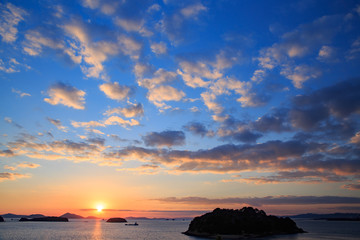 瀬戸内の夕景 -通仙園展望台-