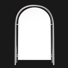 sales point stand 3d illustration