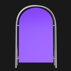 sales point stand 3d illustration