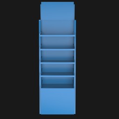 sales point stand 3d illustration
