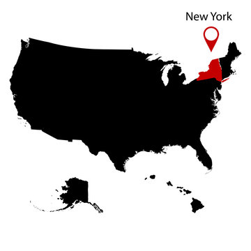 map of the U.S. state of New York