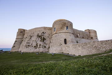 Fototapeta na wymiar Aragonese Castle in Ortona, Italy