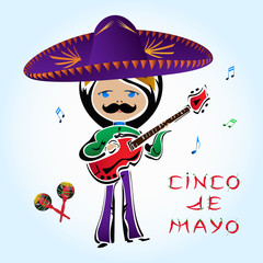 5 Of May Holiday Vector