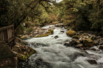 Slow and Fast Waterfall