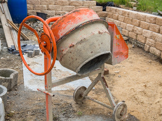 Betonmischer Baustelle