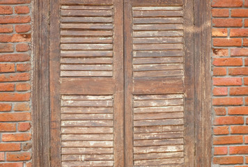 classic wooden window.