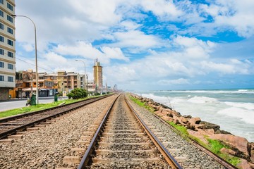 Fototapeta na wymiar Marine drive Colombo 