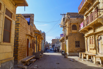 A pathway in Jaisalmer town