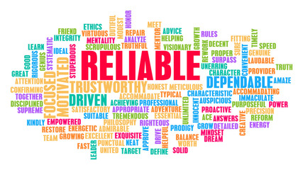 Reliable Word Cloud Concept