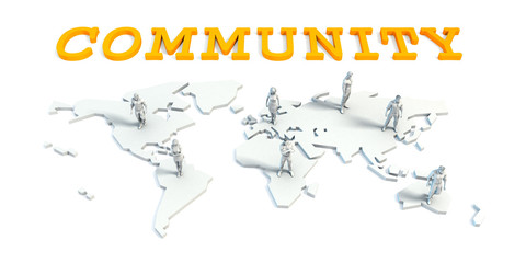 Obraz premium Community Concept with Business Team