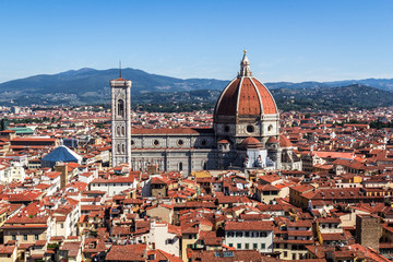 Fototapeta na wymiar Italien Florenz Cathedral Maria del Fiore