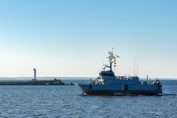 Small military ship