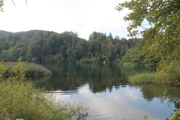 Fototapeta na wymiar Parco di Plitvice 