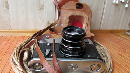 Old camera from the Soviet Union