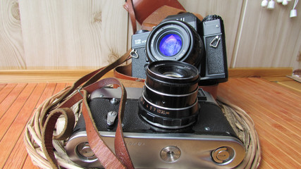 Old camera from the Soviet Union