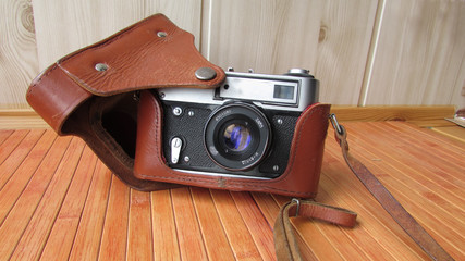 Old camera from the Soviet Union