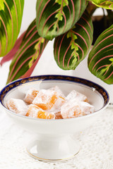 Grapefruit turkish delights (rahat lokum)