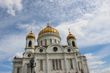 Fototapeta na wymiar Moscow,The Cathedral of Christ the Saviour.