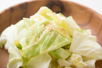 japanese cabbage salad with sesame oil