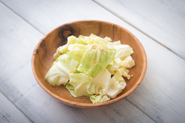 japanese cabbage salad with sesame oil