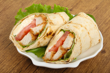 Chicken bread roll